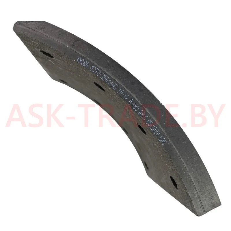 Накладка тормоз. перед. 4370-3501105   120мм сверл. (к-т 8 шт.) +заклепки
