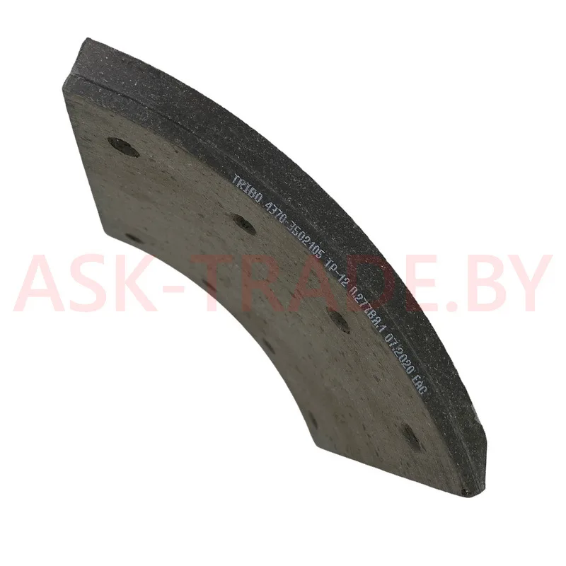 Накладка тормоз. задн. 4370-3502105  150мм сверлён.