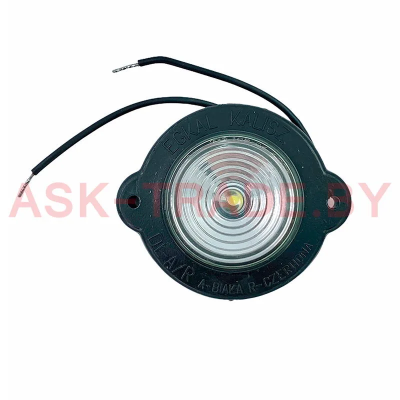 Указатель габар. LED круглый (DL-A-R) белый  Польша