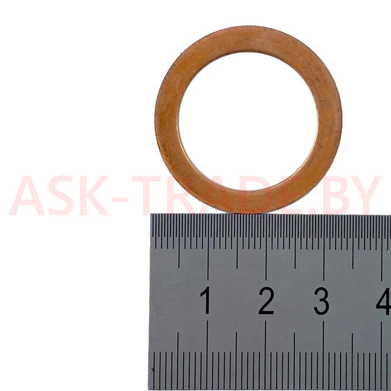 Шайба медная топл. трубок  D24*30