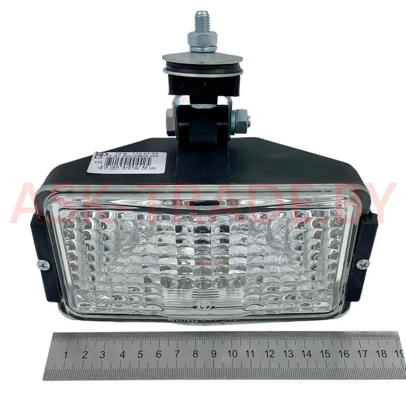 112.07.54  Фара п/т МАЗ без решетки без ламп.