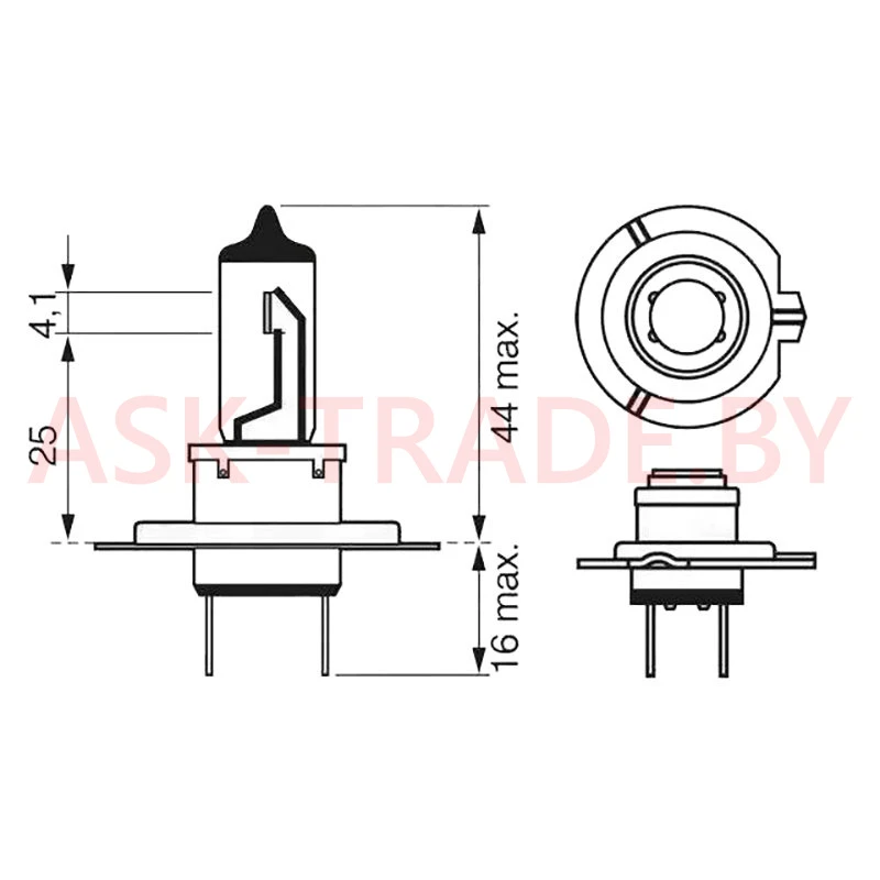 202174 24V 70W автолампа H7 BOSCH