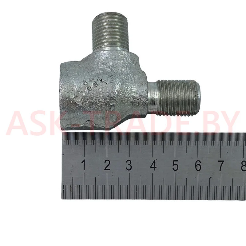 Тройник с внутр. резьбой М22 и наружн. М16/М16     403110