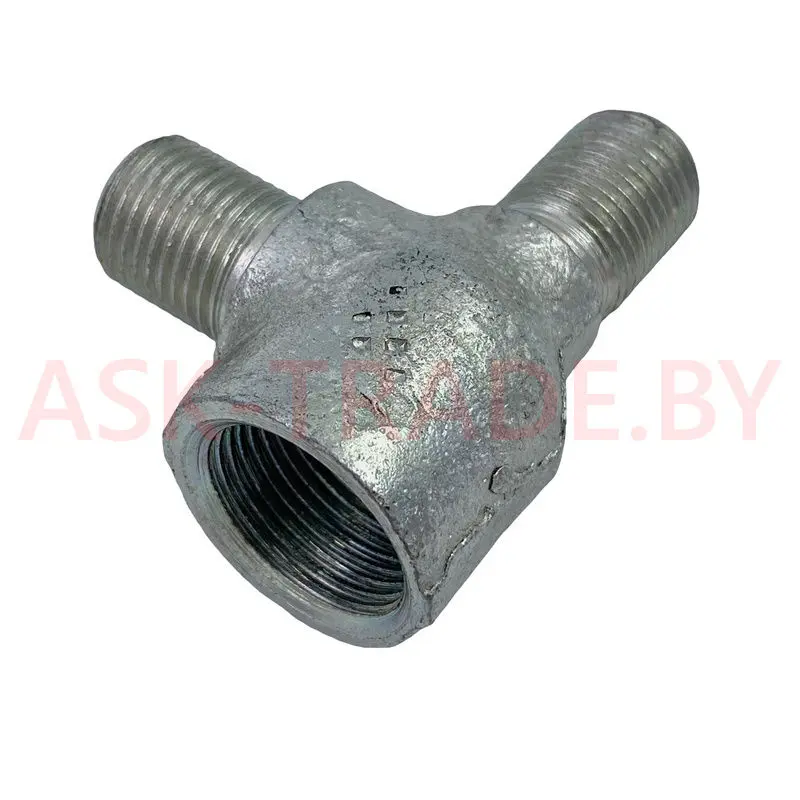 Тройник с внутр. резьбой М22 и наружн. М16/М16     403110