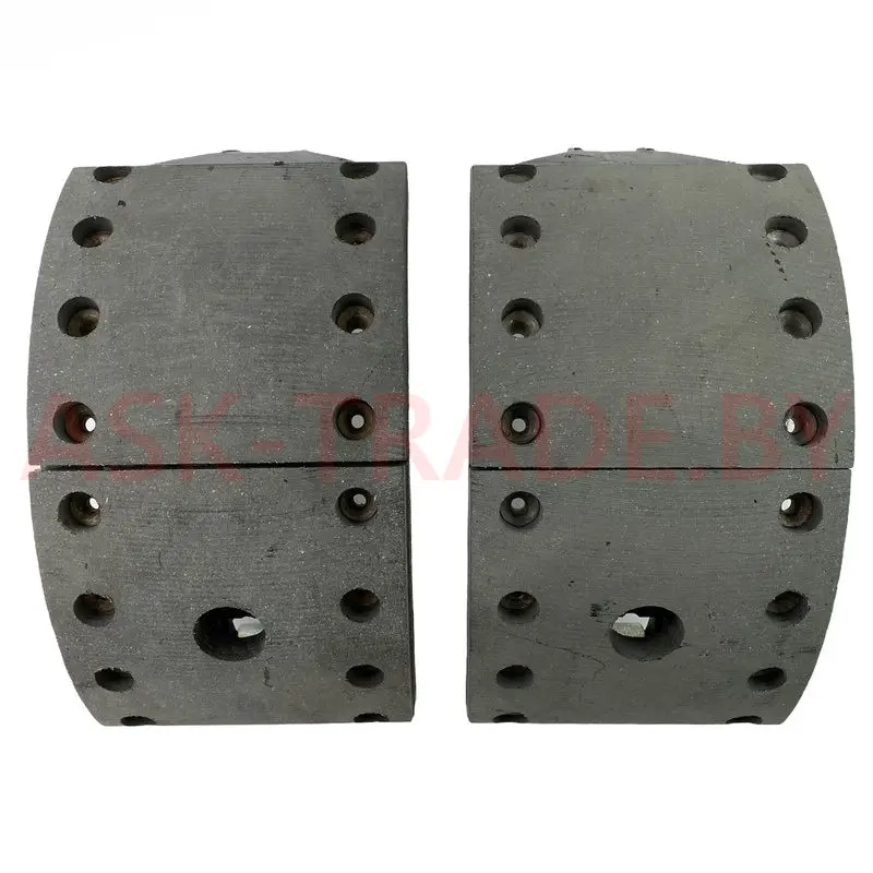 Колодка тормозная задняя 4370-3502090/91(комплект 2шт.)