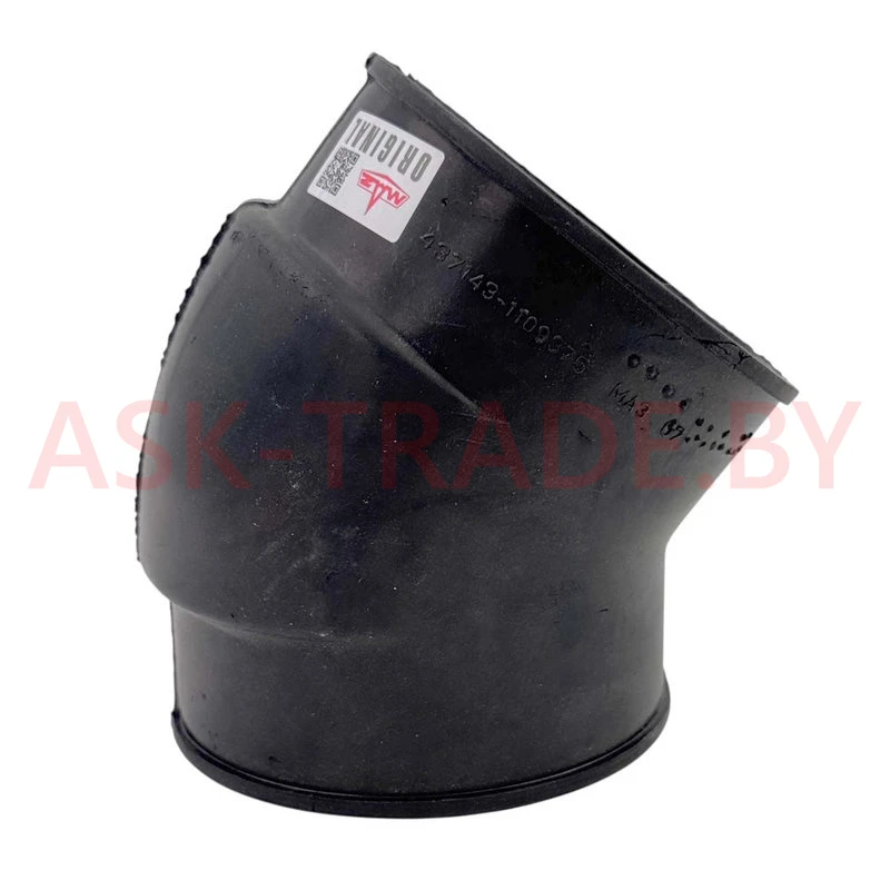 Переходник угловой (D-80) 437143-1109375 МАЗ ОАО