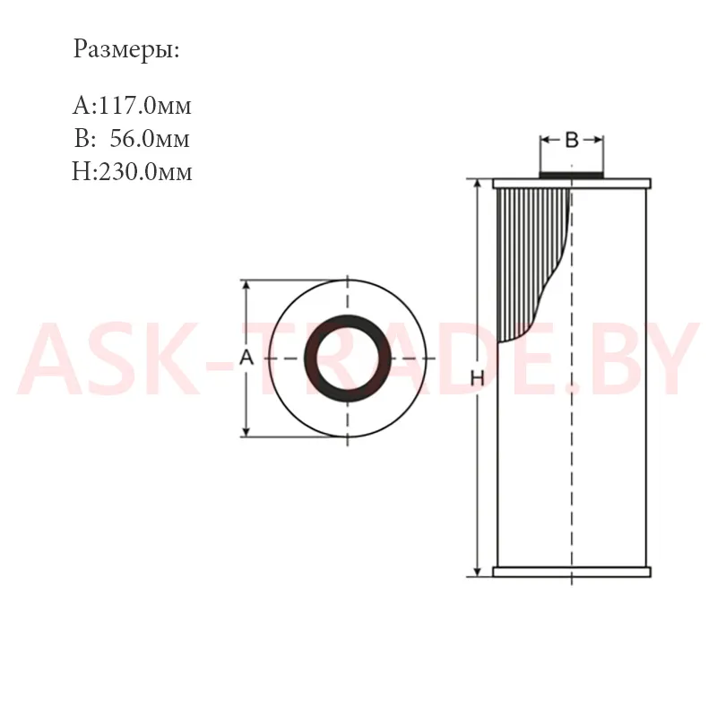 Фильтр масляный SH 4057 "SCT"
