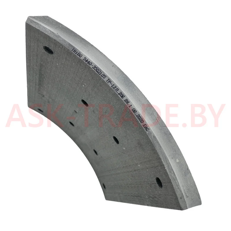 Накладка тормоз. задн. 5440-3502105    220мм сверл. (Ремонтн.)