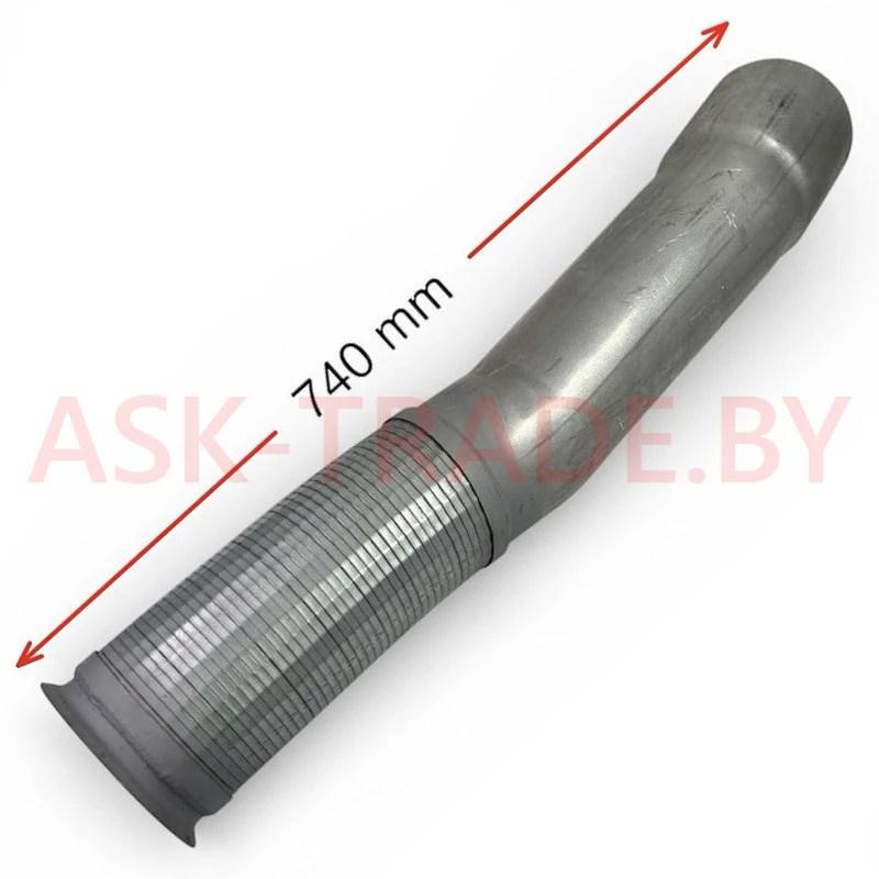 Труба приемная н/о 544018-1203032-001 МАЗ с дв-лем "МВ"