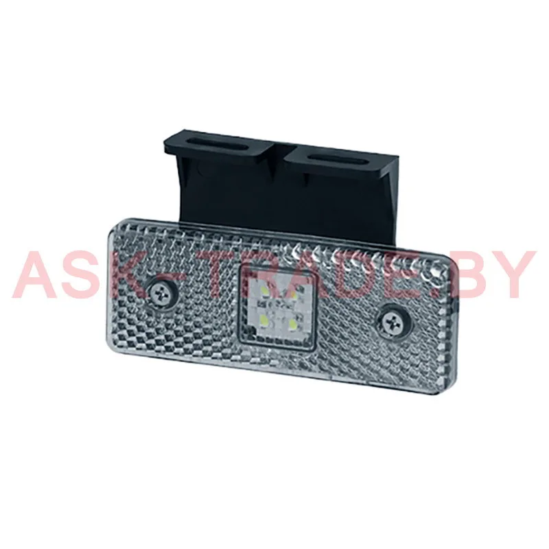 Указатель габар. YP 24 белый с крепежем под ламп