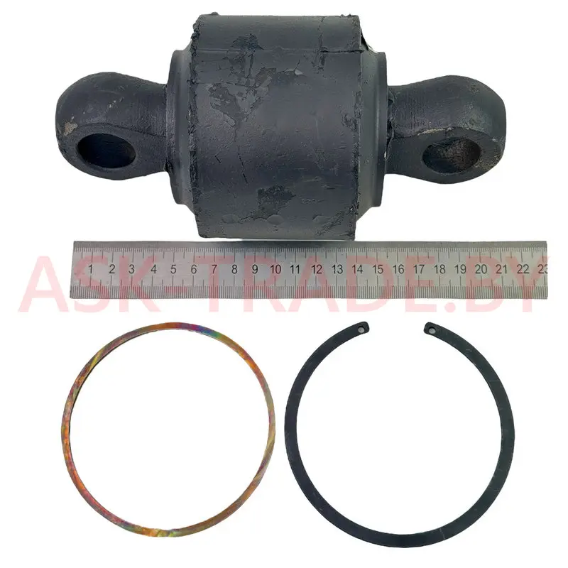 Шарнир реактивной тяги с обоймой в сб. с кольцами 64221-2919040 БААЗ ОАО