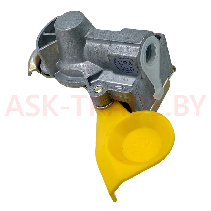 Головка соединитель. М16 без клап. (на прицеп) 64226-3521114 желтая