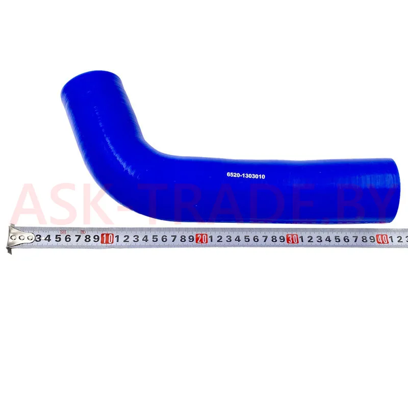 Патрубок радиатора (кривой) 6520-1303010 (D-60мм, L-265мм)