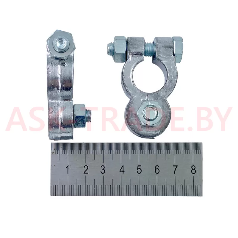 Клеммы АКБ свинцовые (2шт) N12 РФ