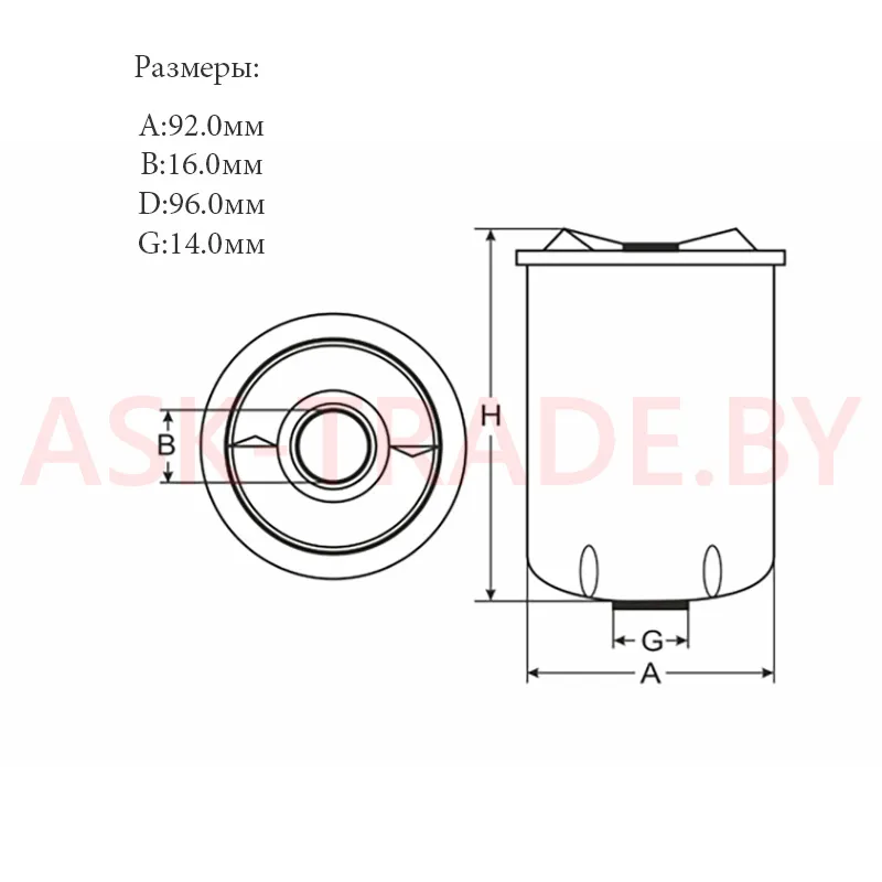 Фильтр масляный SJ 8251 "SCT" сепаратор RENO