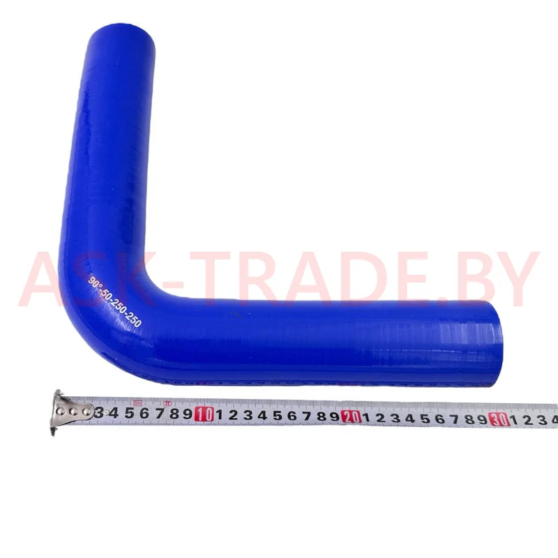 Патрубок (d=50мм внутр) Силикон Угловой