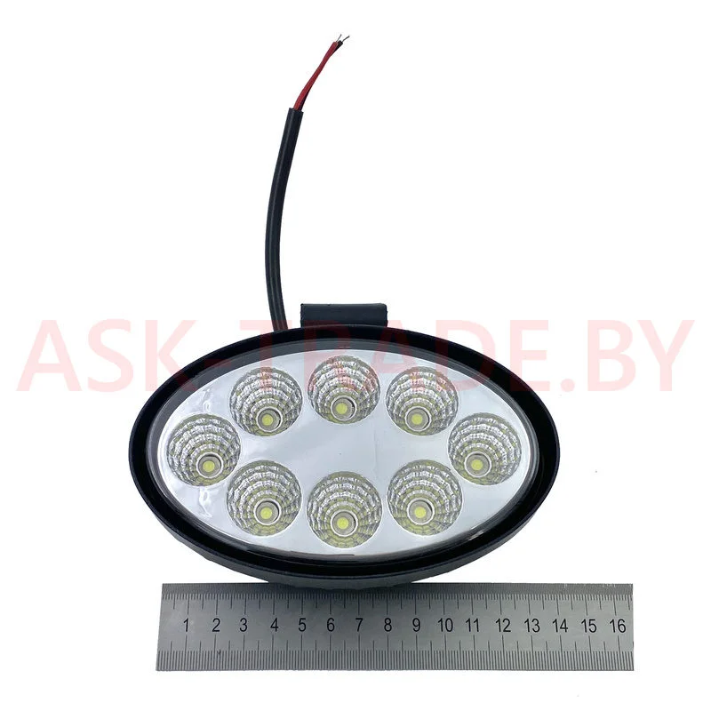 Фара рабочего света 5024С овал. 24W LED