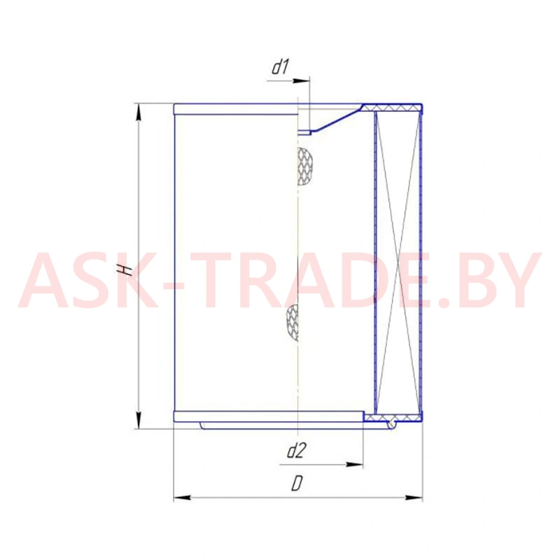 Фильтр воздушный В 4377МК (DIFA)