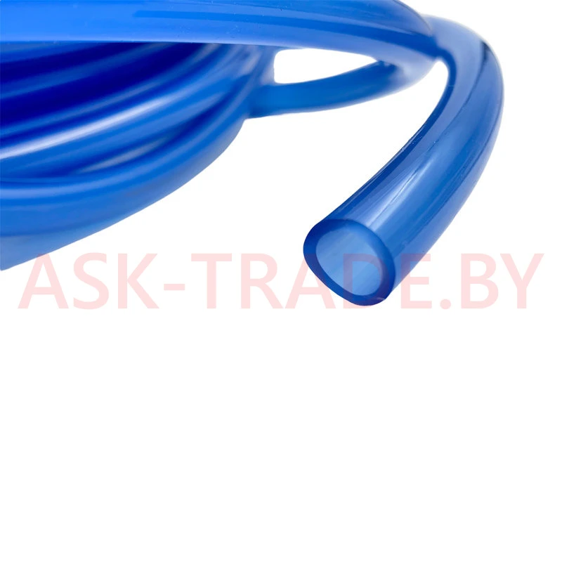 Трубка ПВХ Д-5 мм (внутр) синяя прозрачная